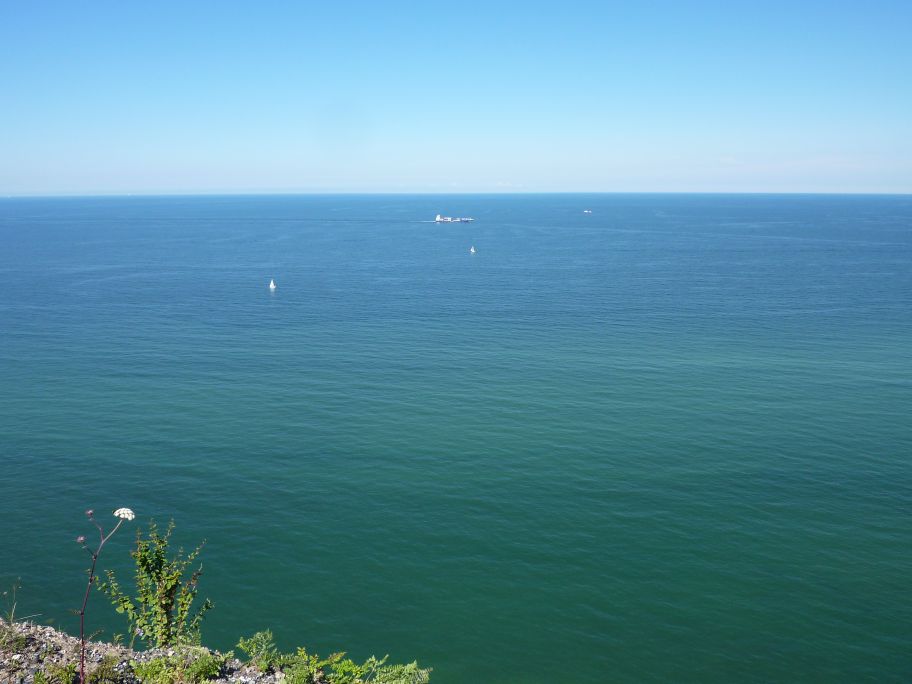 Blick auf die Ostsee direkt von der Aussichtsplattform
