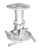 My Wall H16-1WL Deckenhalterung Beamer (Belastbarkeit 15kg, Deckenabstand: 225mm) weiß