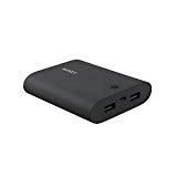 AUKEY Power Bank 10000mAh Dual Port Tragbare Batterie Powerbank Ladegerät für iphone 6 / iphone 6s / iphone 6 plus / samsung galaxy s6 usw. (Schwarz)