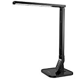TaoTronics 14W Schreibtischlampe LED Tischlampe 4 Modi dimmbar mit eingebautem USB-Anschluss zum Aufladen von Smartphones schwarz