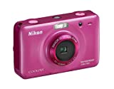 Nikon Coolpix S30 Digitalkamera (10 Megapixel, 3-fach opt. Zoom, 6,7 cm (2,7 Zoll) Display, bildstabilisiert, wasserdicht bis 3m) pink