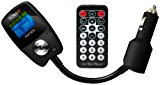 Technaxx FMT Transmitter mit Ladefunktion (3,8 cm (1,5 Zoll) LCD Display, USB Slot, SD/MMC Kartenslot, 3,5mm Klinkenanschluss) schwarz