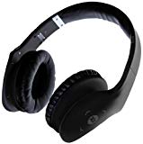 Sonixx X-Touch Drahtlose Bluetooth Kopfhörer / Headset mit Anfassen Steuerung, Mikrofon und Fernbedienung für alle Smartphones (iPhone / iPad / Android / Windows / Samsung Galaxy / HTC etc.) - 3 Jahre Garantie - Deutsch Bedienungsanleitung (Schwarz)