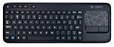 K400 Keyboard, German Wireless Touch Logitech Wireless Touch Keyboard K400 - Tastatur - 2.4 GHz - Deutsch - Schwarz