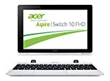 Acer Aspire Switch 10 FHD (SW5-012) 25,6 cm (10,1 Zoll) Convertible Notebook (Intel Atom Z3735F Quad-Core 1,3GHz, 2GB RAM, 64GB eMMC, Intel HD Grafik, Full-HD IPS Display, Win 8.1, Touchscreen) silber