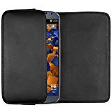 mumbi Quer Tasche Samsung Galaxy S4 Hülle (horizontal mit Gürtelschlaufe + Lasche und Magnetverschluss)