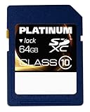 Platinum 64 GB Class 10 SDXC Speicherkarte