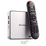 Zidoo X6 Pro RK3368 Android 5.1 2G/16G Dual Band WiFi Bluetooth 3D Octa Core Android TV Box OTA HDMI 2.0 4K*2K-H.265 UHD 1000Mbit/s15.1 Streaming Media Player ZDMC(Based Upon Kodi 15.1)(Silber)