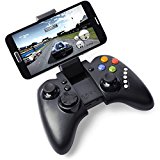 NIUTOP iPega PG-9021 Wiederaufladbare Multimedia Bluetooth Regler mit Teleskop-Ständer für iPhone 4 4S 5 5C 5G iPad mini 2 3 4 Samsung Galaxy S3 i9300 Galaxy S4 i9500 i9505 N7100 N8000 NOTE 2 HTC Motorala Huawei Android iOS Smart Phone Tablet (PG-9021 schwarz)