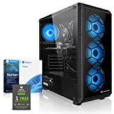 Megaport Gaming Komplett PC AMD FX-6300 6x 3.50GHz • 22" Full-HD LED • Gaming Tastatur+Maus Set • nVidia GeForce GTX960 • 1TB HDD • 8 GB RAM 1600 • Windows 10 • DVD RW • WLAN